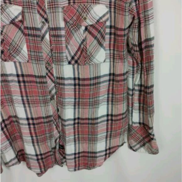 Rails x Free People Draped in Plaid Button-up Shirt Collared Breast Pockets XS. - Picture 3 of 7